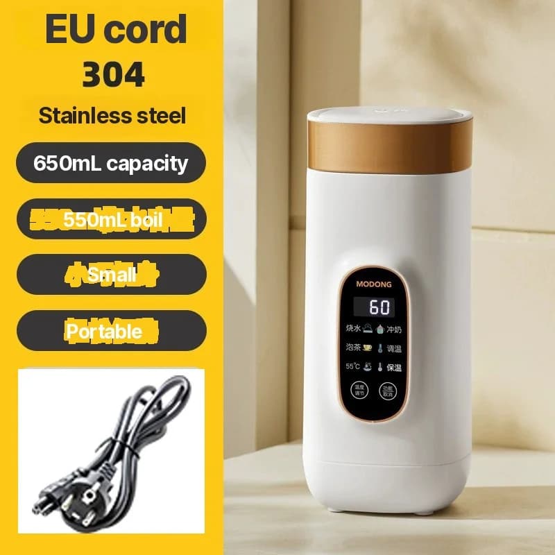 Tasse chauffante électrique portable avec contrôle de la température