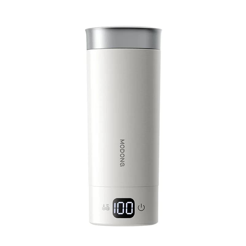 Tasse de voyage chauffante électrique avec température réglable