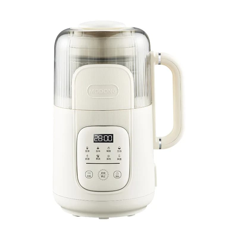 Blender chauffant 1,2 L à commande tactile, corps en verre