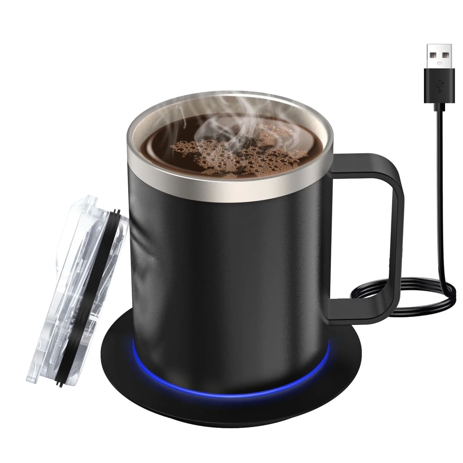 Mug à café chauffant USB 12oz
