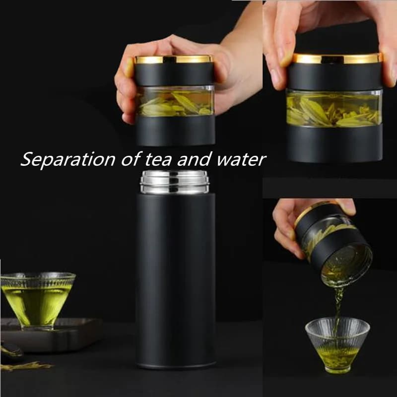 Bouteille thermos infuseur à thé 450ml