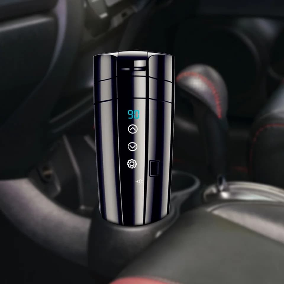 Tasse chauffante de voiture à écran tactile 12V/24V