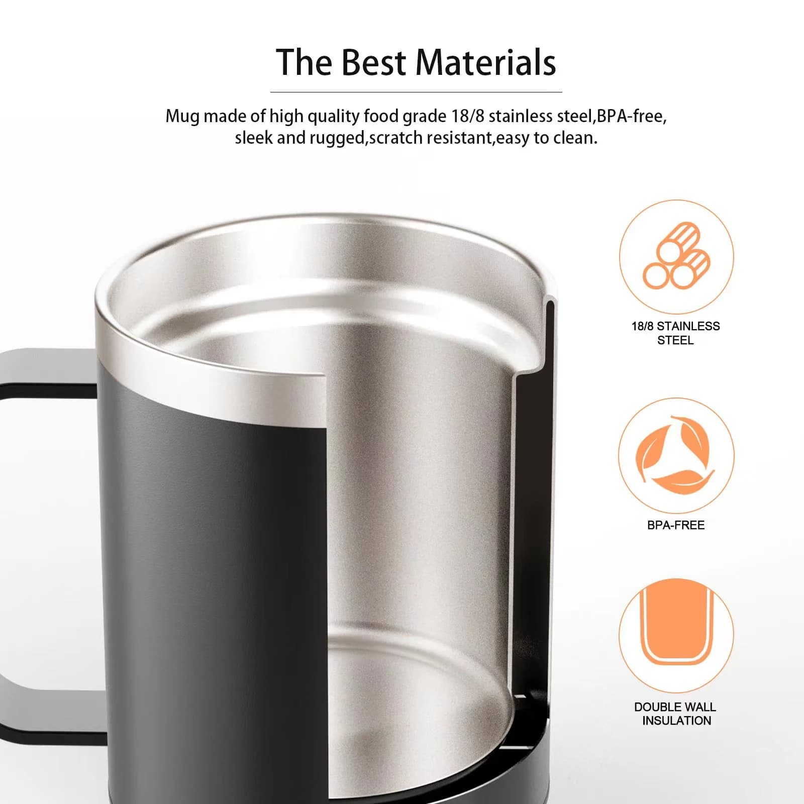 Mug à café chauffant USB 12oz