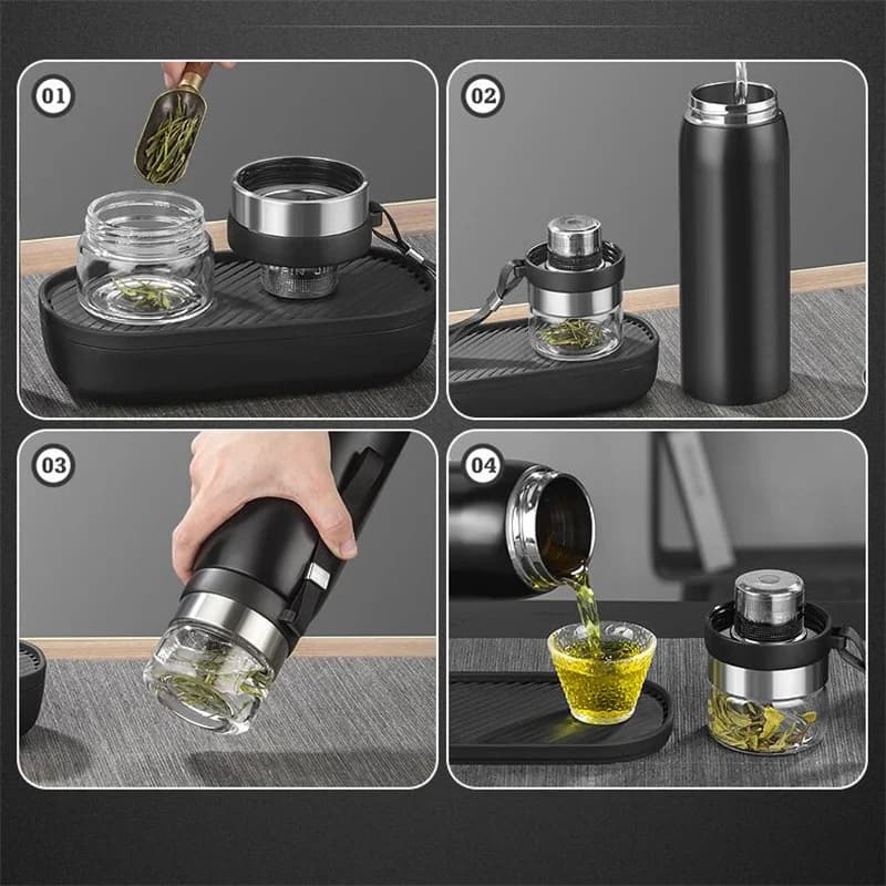 Thermos infuseur à thé 750ml/1100ml