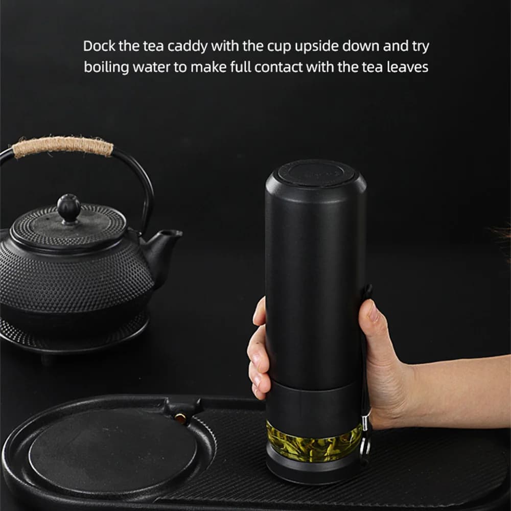 Gourde sous vide avec infuseur à thé 500ml