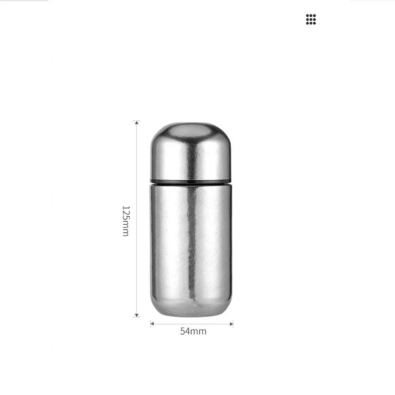 Flasque de poche en titane pur 150ml