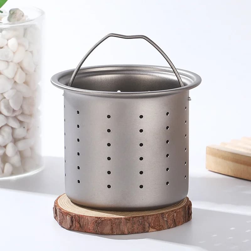Tasse infuseur à thé en titane pur 450ml