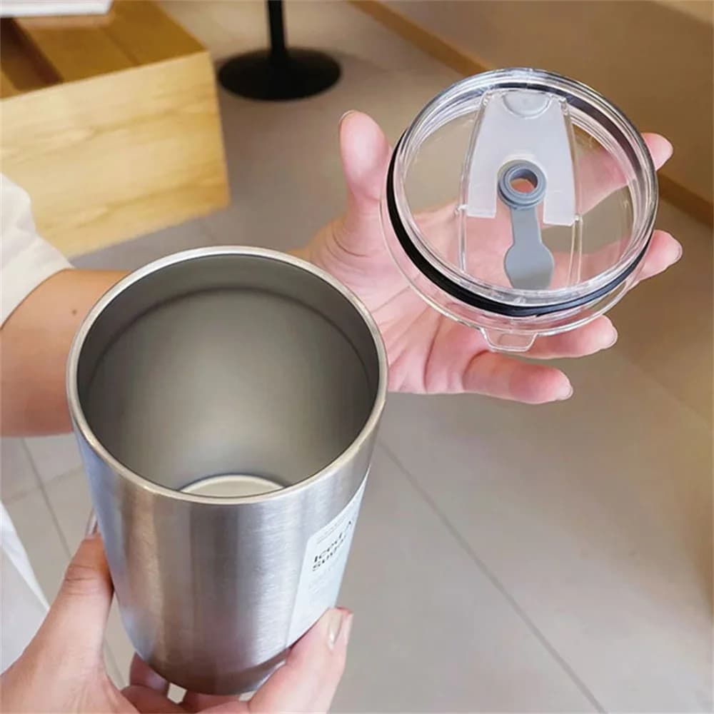 Gobelet thermos à paille 600ml